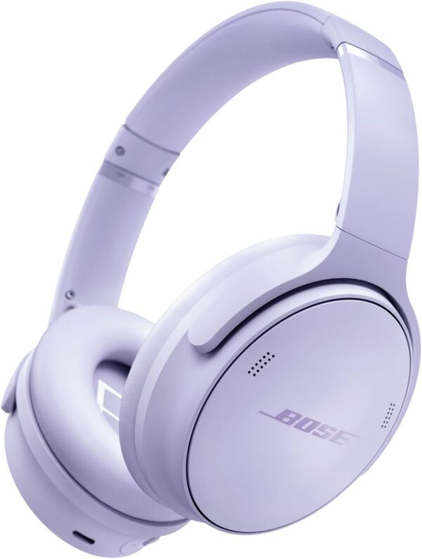 Bose QuietComfort Bluetooth Headphones, Wireless Headphones with Active Over Ear Noise Cancelling and Mic, Deep Bass, Up to 24 Hours of Playtime, Chilled Lilac - Limited Edition Color - Image 2
