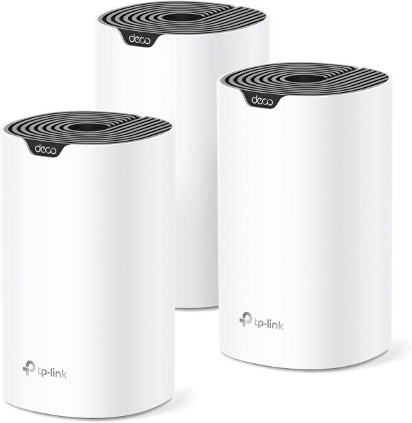 TP-Link Deco Mesh AC1900 WiFi System (Deco S4) – Up to 5,500 Sq.ft. Coverage, Replaces WiFi Router and Extender, Gigabit Ports, Works with Alexa, 3-pack - Image 2
